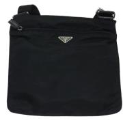 Prada Vintage Pre-owned Tyg prada-vskor Black, Dam