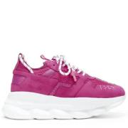 Versace Pre-owned Pre-owned Läder sneakers Pink, Dam