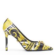 Versace Pre-owned Pre-owned Läder klackskor Yellow, Dam