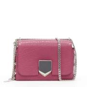 Jimmy Choo Pre-owned Pre-owned Läder axelremsvskor Pink, Dam