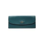 Coach Pre-owned Pre-owned Läder plnbcker Green, Dam