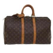 Louis Vuitton Vintage Pre-owned Canvas resvskor Brown, Dam