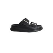 Alexander McQueen Pre-owned Pre-owned Läder sandaler Black, Dam