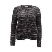 Isabel Marant Pre-owned Tweed Bouclé Jacka - Grå Ullblandning Gray, Da...