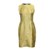 Oscar De La Renta Pre-owned Pre-owned Tyg klnningar Yellow, Dam