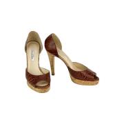 Oscar De La Renta Pre-owned Pre-owned Läder klackskor Brown, Dam