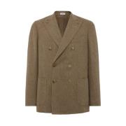 Boglioli Lyxig Ull K-Jacket Beige, Herr