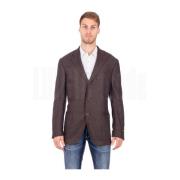 Corneliani Mjuk Ledarjacka Brown, Herr