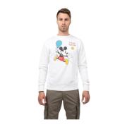 MC2 Saint Barth Mickey Padel Sweatshirt White, Herr