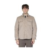 MC2 Saint Barth Corduroy Knappjacka Beige, Herr