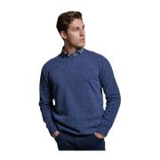 Altea Melange Hammer Ärmelös Crewneck Blue, Herr