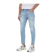 Liu Jo Moderna Slim-Fit Tapered Jeans Blue, Herr