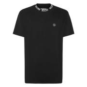 Philipp Plein Snygg T-Shirt för Män Black, Herr