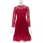 Valentino Vintage Pre-owned Silke klnningar Red, Dam