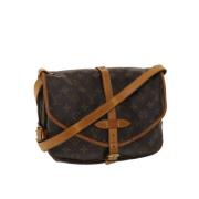 Louis Vuitton Vintage Pre-owned Canvas louis-vuitton-vskor Brown, Dam