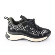 Chanel Vintage Vintage Mocka Sneakers Black, Dam