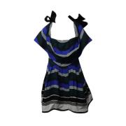 Fendi Vintage Pre-owned Cotton dresses Blue, Dam