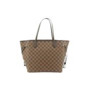 Louis Vuitton Vintage Läder Vintage Väskor med Rfid Chip Brown, Dam