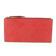 Louis Vuitton Vintage Begagnade plånböcker Red, Unisex