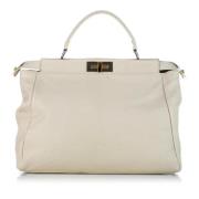 Fendi Vintage Pre-owned Läder fendi-vskor Beige, Dam