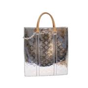 Louis Vuitton Vintage Pre-owned Tyg handvskor Gray, Dam