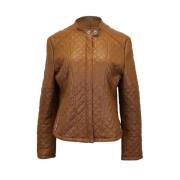 Ralph Lauren Pre-owned Pre-owned Läder ytterklder Brown, Dam