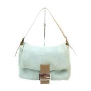 Fendi Vintage Pre-owned Stickat fendi-vSkor Blue, Dam