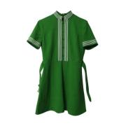 Gucci Vintage Begagnade Dres Green, Dam