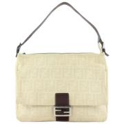 Fendi Vintage Förägd axelväska Beige, Dam