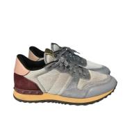 Valentino Vintage Pre-owned Läder sneakers Blue, Dam