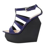 Giuseppe Zanotti Pre-owned Pre-owned Sandaler Blue, Dam