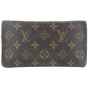 Louis Vuitton Vintage Canvas Plånböcker, Begagnade, Tillverkade i Span...