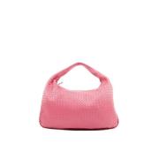 Bottega Veneta Vintage Pre-owned Läder axelremsvskor Pink, Dam