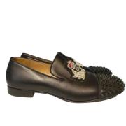 Christian Louboutin Pre-owned Pre-owned Platta skor Black, Dam