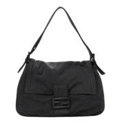 Fendi Vintage Pre-owned Canvas Fendi-Vskor Gray, Dam