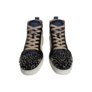 Christian Louboutin Pre-owned Pre-owned Läder sneakers Brown, Dam