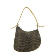 Fendi Vintage Pre-owned Canvas Fendi-Vskor Brown, Dam