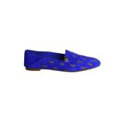 Aquazzura Pre-owned Pre-owned Mocka sandaler Blue, Dam