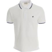 Brooksfield Polo Shirts White, Herr