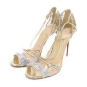 Christian Louboutin Pre-owned Pre-owned Sandaler Gray, Dam