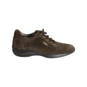 Salvatore Ferragamo Pre-owned Pre-owned Mocka sneakers Brown, Dam