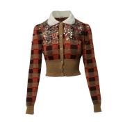 Miu Miu Pre-owned Pre-owned Wool outerwear Brown, Dam