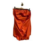 Dolce & Gabbana Pre-owned Pre-owned Polyester klnningar Orange, Dam