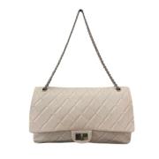 Chanel Vintage Pre-owned Läder chanel-vskor Beige, Dam