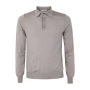 Filippo De Laurentiis Long Sleeve Tops Beige, Herr