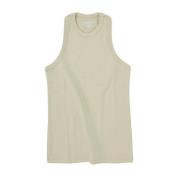 LOW Classic Sleeveless Tops Beige, Dam