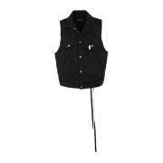 Ann Demeulemeester Vests Black, Dam