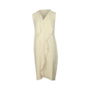 Ralph Lauren Pre-owned Pre-owned Silke klnningar Beige, Dam