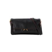 Marni Pre-owned Pre-owned Läder axelremsvskor Black, Dam