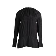 Marni Pre-owned Pre-owned Silke toppar Black, Dam